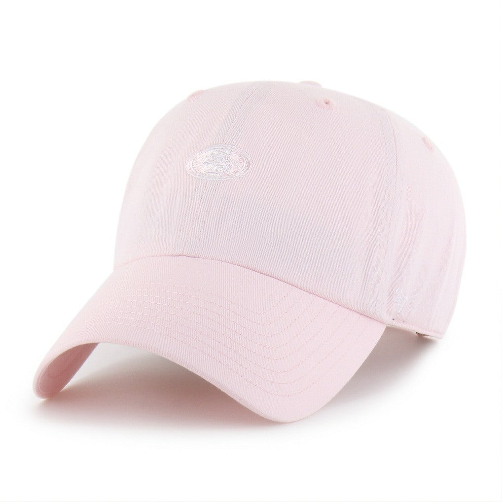 San Francisco 49ers '47 Women's Base Runner Ballpark Clean Up Adjustable Hat Light Pink - 47 brand