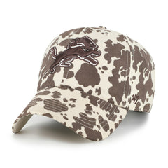 Detroit Lions '47 Women's Bessie Clean Up Adjustable Hat Natural - 47 brand