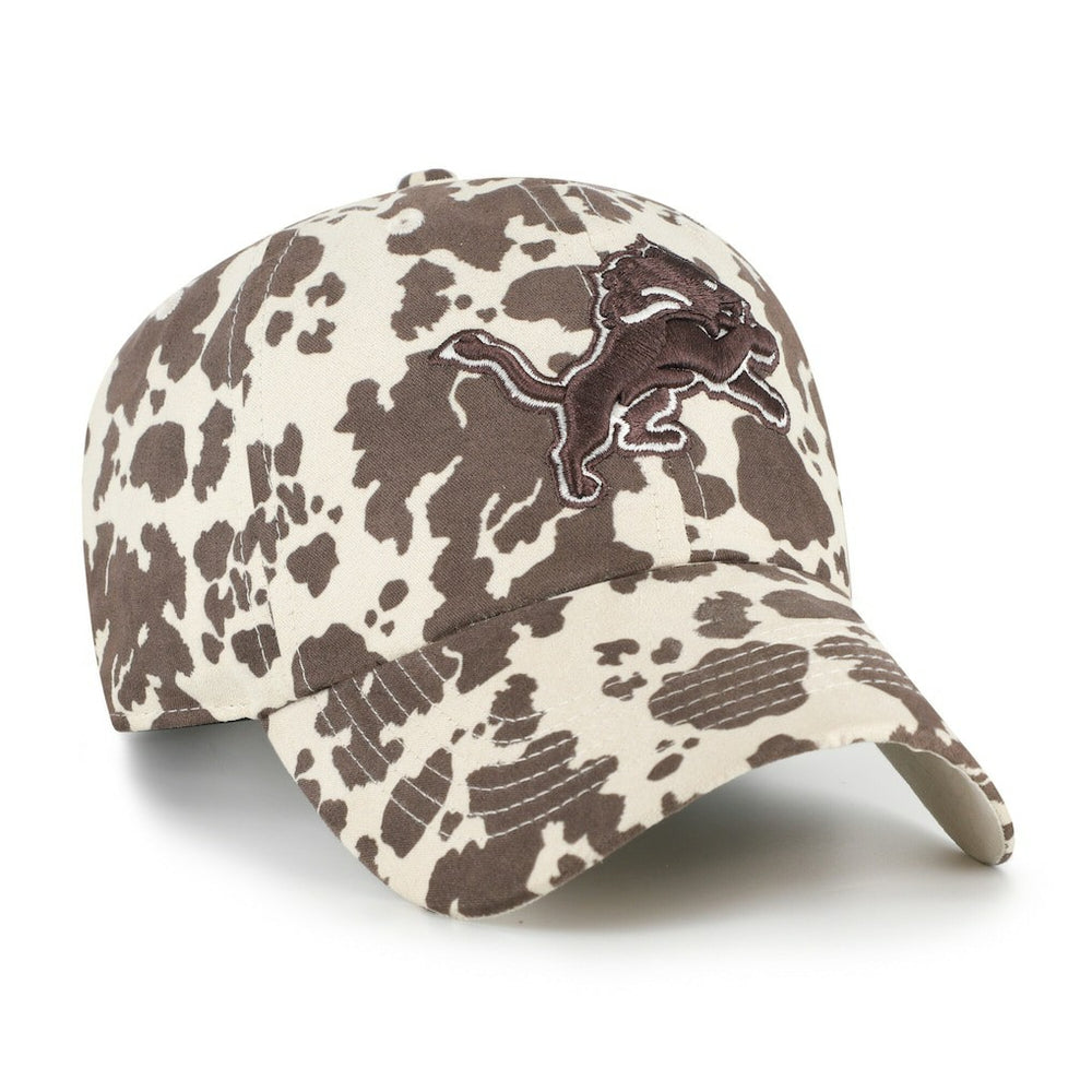 Detroit Lions '47 Women's Bessie Clean Up Adjustable Hat Natural - 47 brand