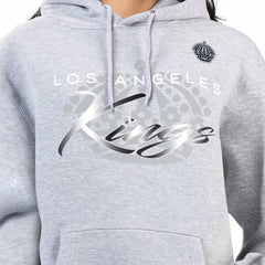Los Angeles Kings - G-III 4Her by Carl Banks Women's Shadow Logo Fleece Hoodie Gray