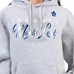 Toronto Maple Leafs - G-III 4Her by Carl Banks Women's Shadow Logo Fleece Hoodie Gray