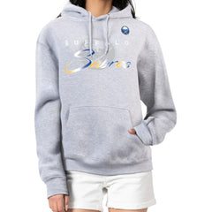 Buffalo Sabres - G-III 4Her by Carl Banks Women's Shadow Logo Fleece Hoodie Gray