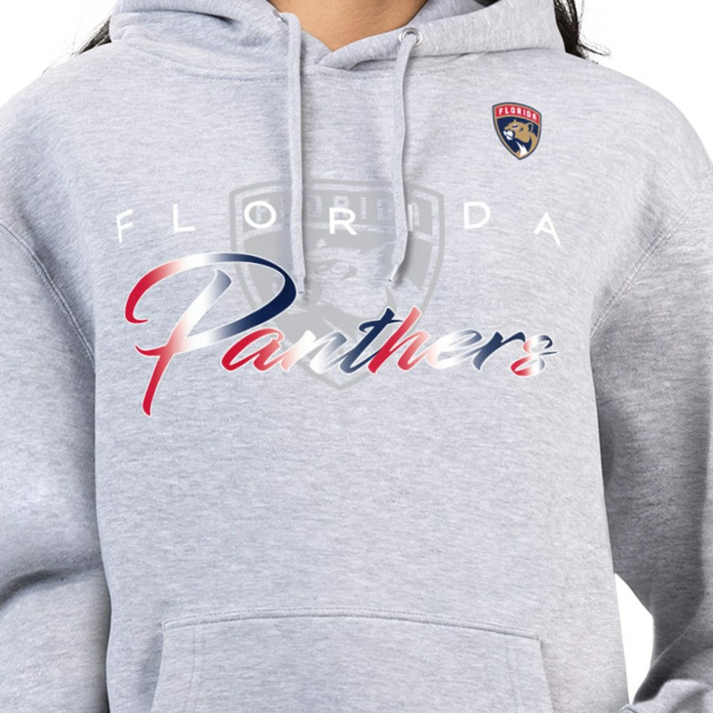 Florida Panthers - G-III 4Her by Carl Banks Women's Shadow Logo Fleece Hoodie Gray