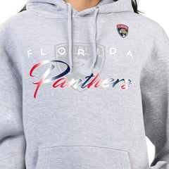 Florida Panthers - G-III 4Her by Carl Banks Women's Shadow Logo Fleece Hoodie Gray