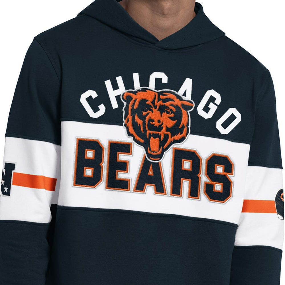 Chicago Bears Starter Fullback Jersey Hoodie Navy - NFL