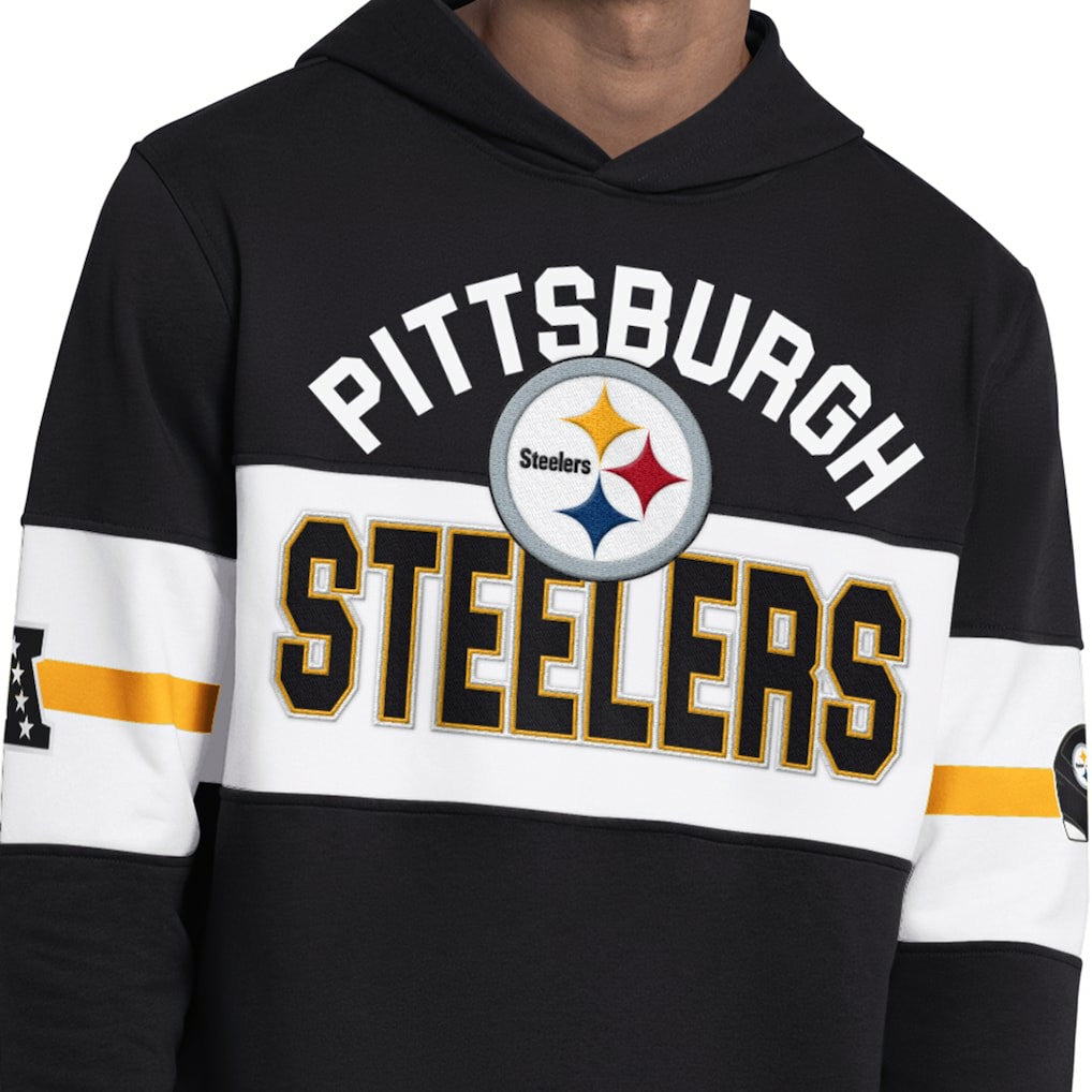 Pittsburgh Steelers Starter Fullback Jersey Hoodie Black - NFL