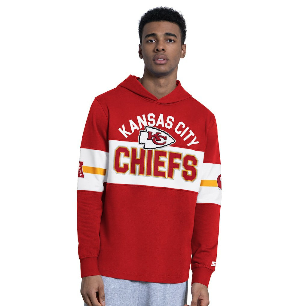 Kansas City Chiefs Starter Fullback Jersey Hoodie Red - NFL