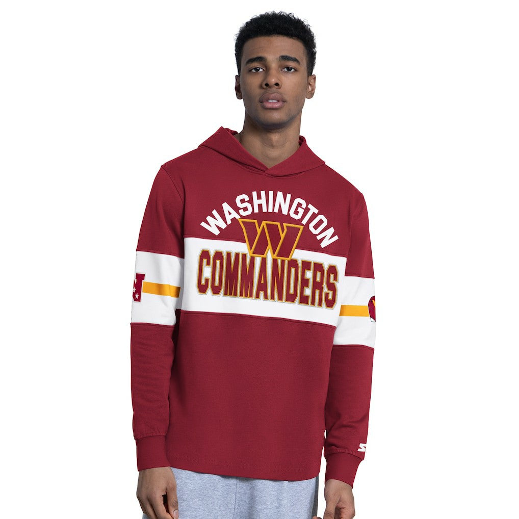 Washington Commanders Starter Fullback Jersey Hoodie Burgundy - NFL