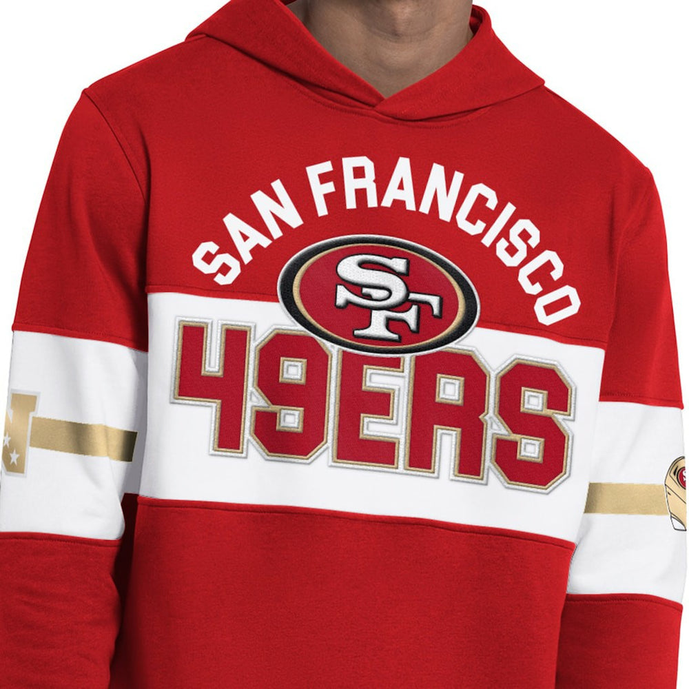 San Francisco 49ers Starter Fullback Jersey Hoodie Scarlet - NFL