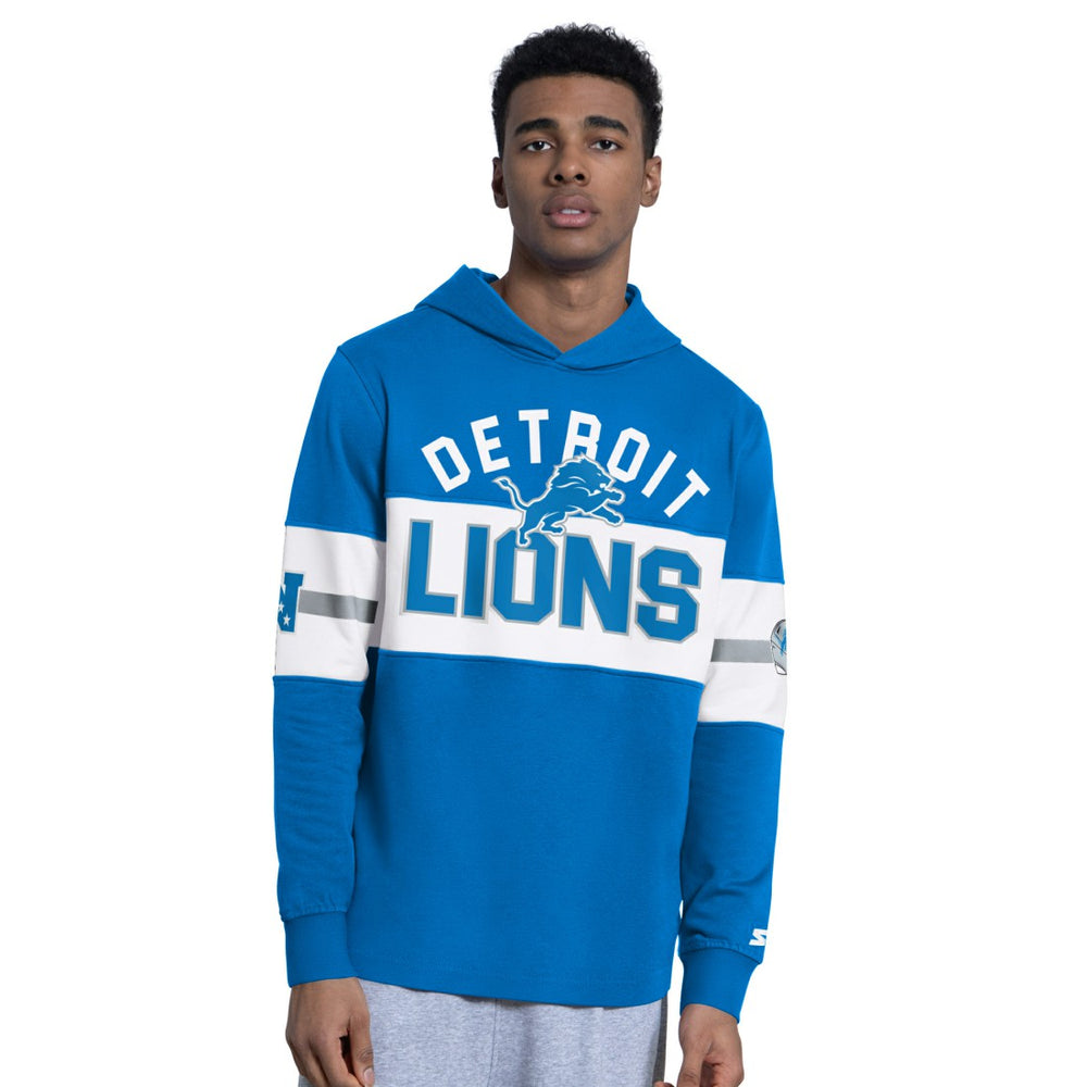 Detroit Lions Starter Fullback Jersey Hoodie Royal - NFL