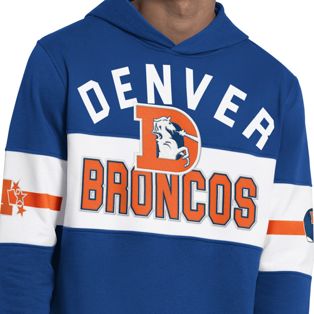 Denver Broncos Starter Fullback Jersey Hoodie Blue - NFL