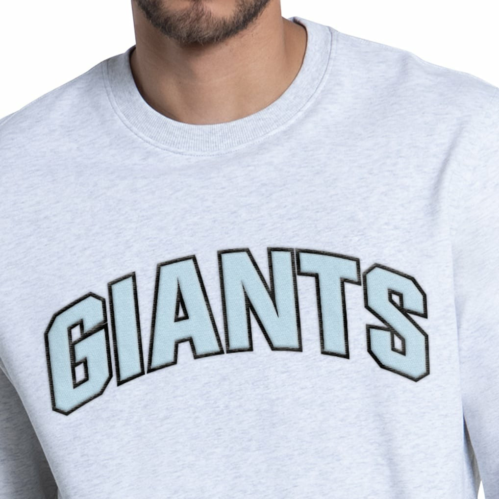 New York Giants Starter Faceoff Fleece Sweatshirt Ash - NFL