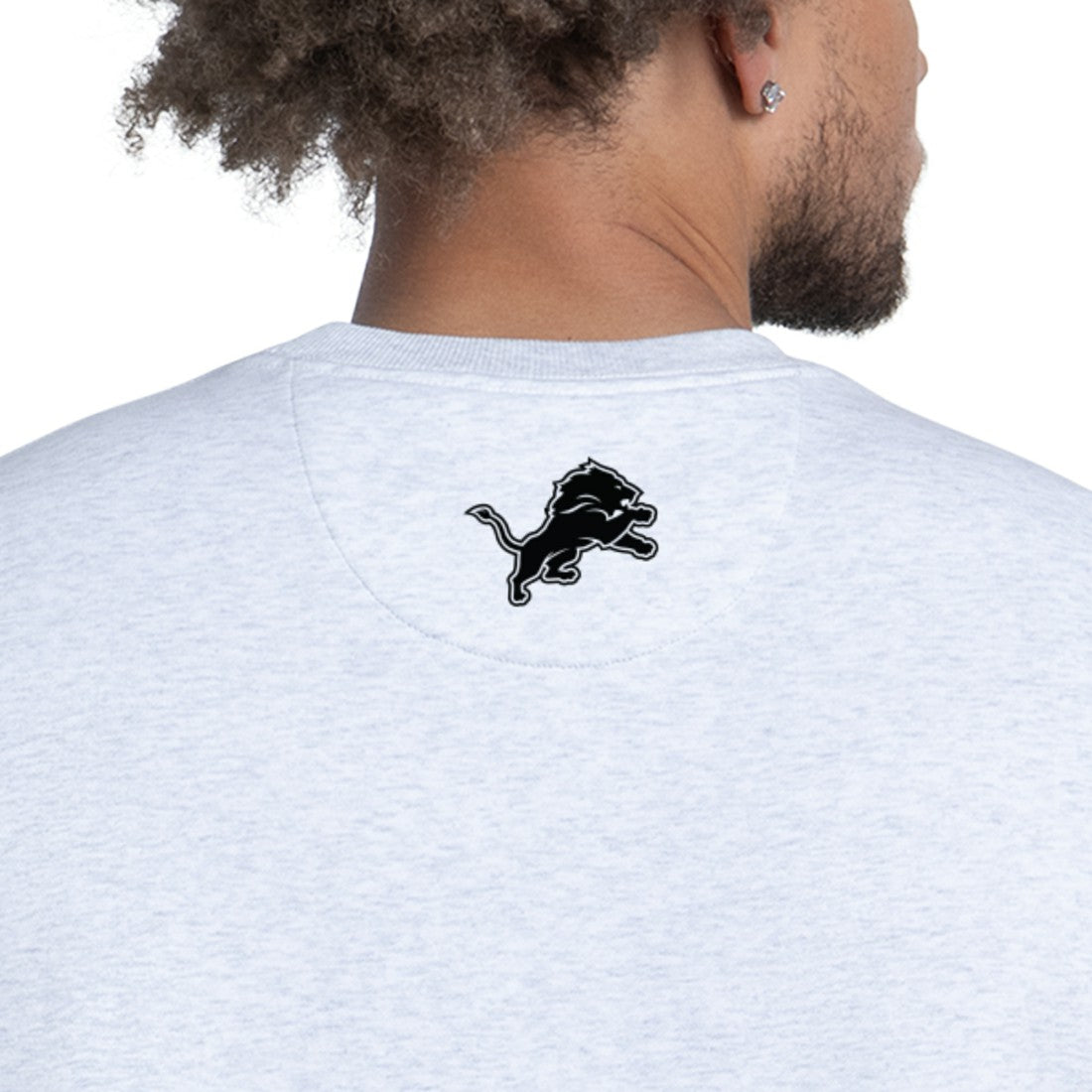 Detroit Lions Starter Faceoff Fleece Sweatshirt Ash - NFL