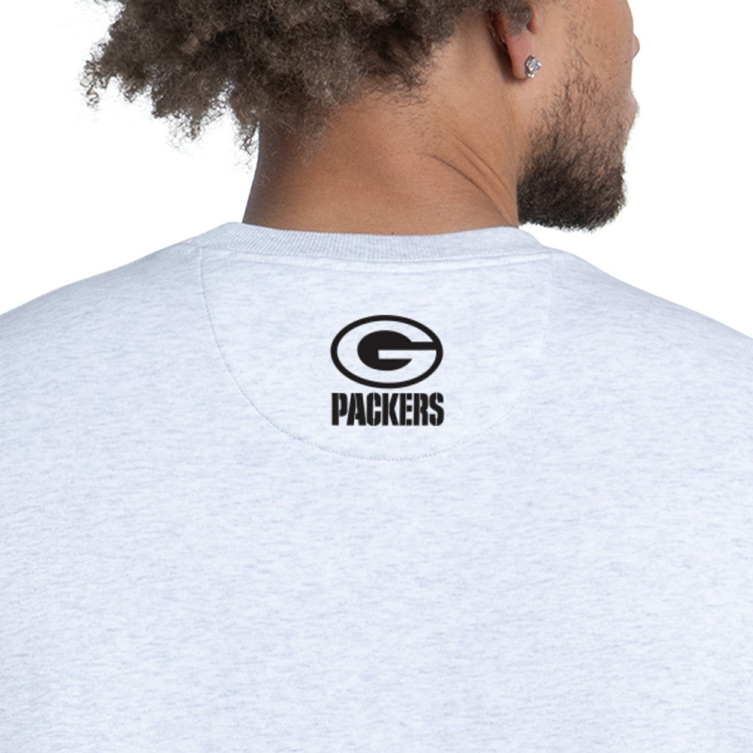 Green Bay Packers Starter Faceoff Fleece Sweatshirt Ash - NFL