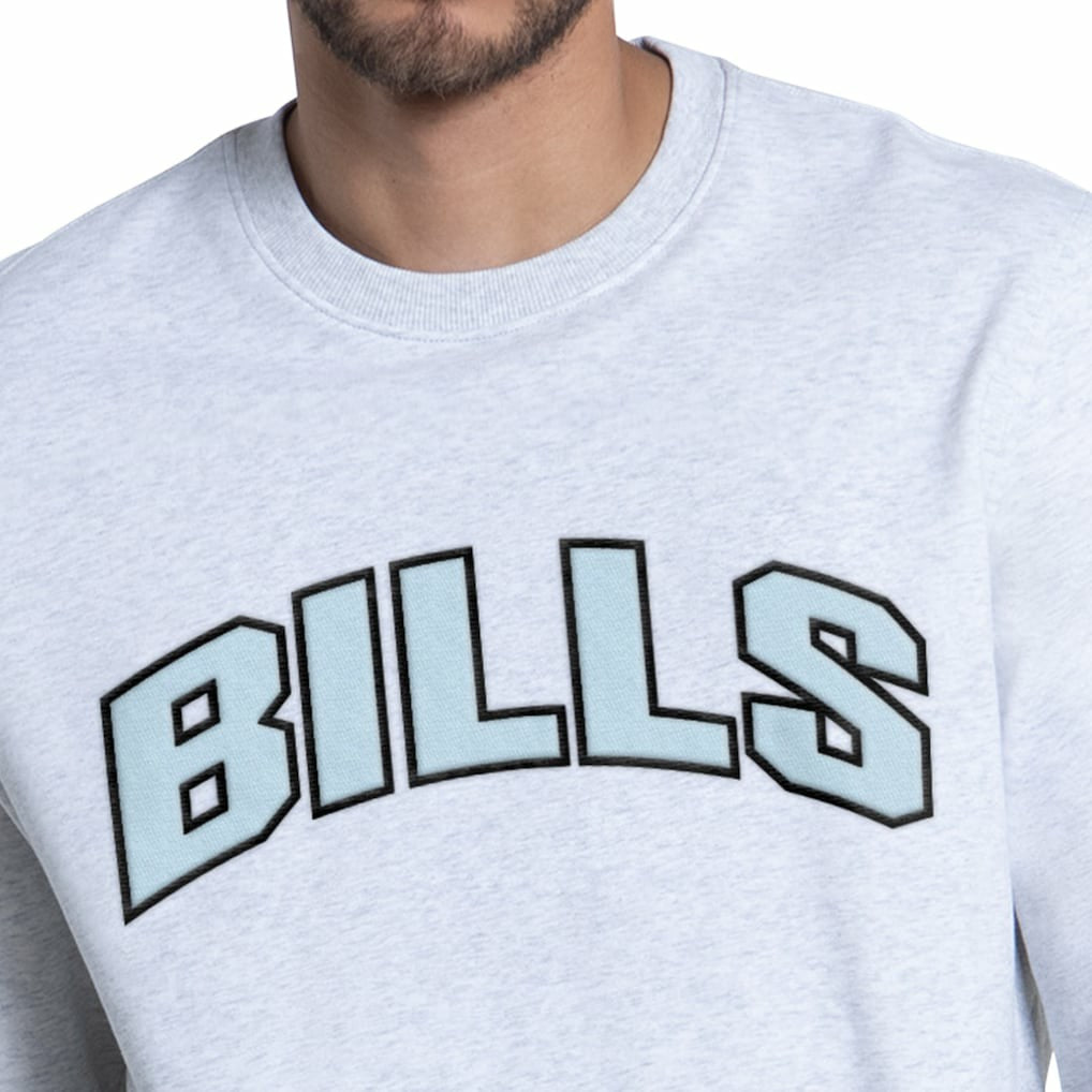 Buffalo Bills Starter Faceoff Fleece Sweatshirt Ash - NFL