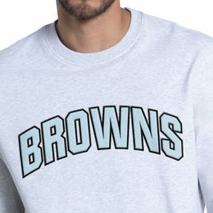 Cleveland Browns Starter Faceoff Fleece Sweatshirt Ash - NFL
