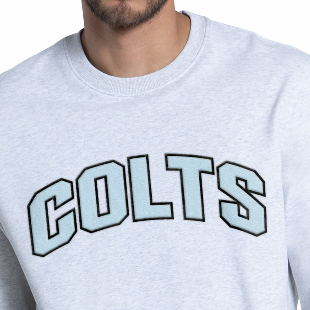 Indianapolis Colts Starter Faceoff Fleece Sweatshirt Ash - NFL
