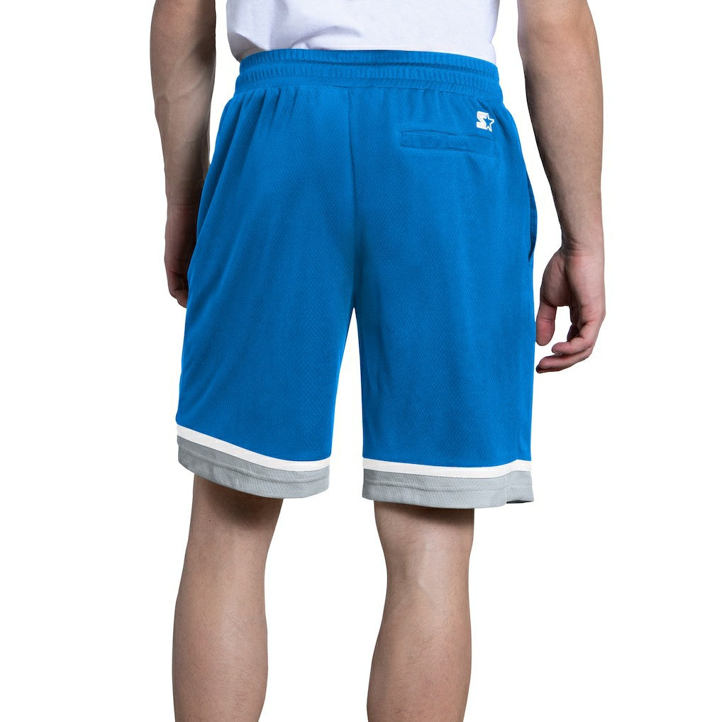 Detroit Lions Starter Power Play Mesh Shorts Blue - NFL