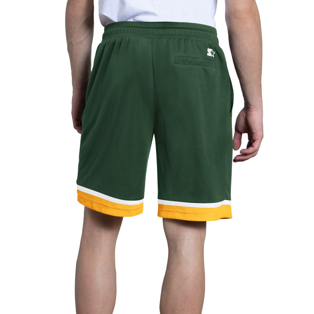 Green Bay Packers Starter Power Play Mesh Shorts Green - NFL