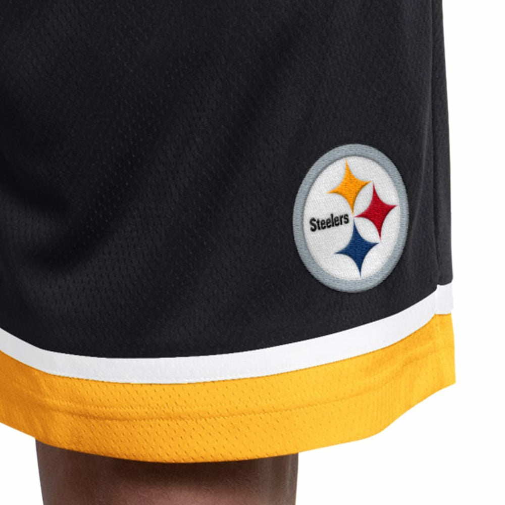 Pittsburgh Steelers Starter Power Play Mesh Shorts Black - NFL