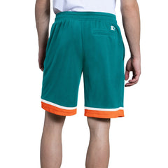 Miami Dolphins Starter Throwback Power Play Mesh Shorts Aqua - NFL