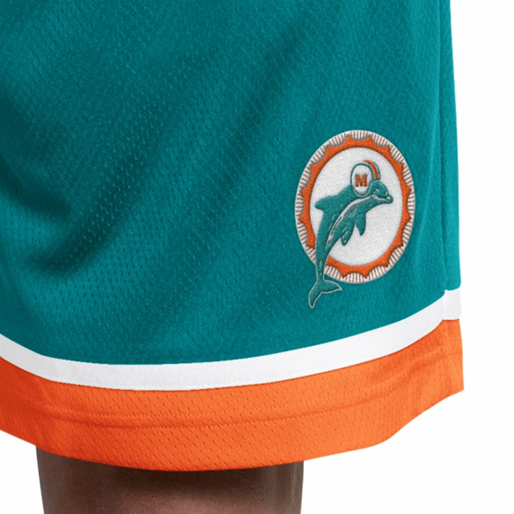 Miami Dolphins Starter Throwback Power Play Mesh Shorts Aqua - NFL