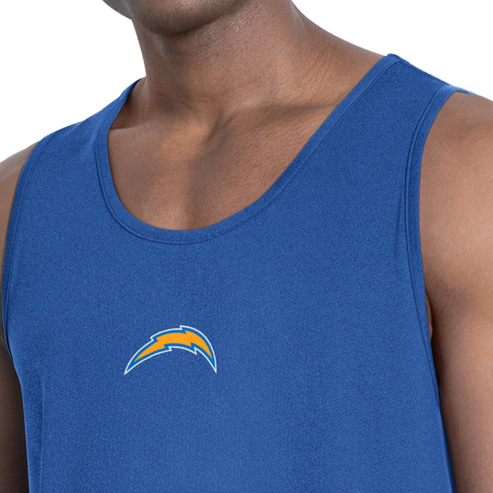 Los Angeles Chargers MSX by Michael Strahan Energy Scoop Neck Tank Top Royal - NFL