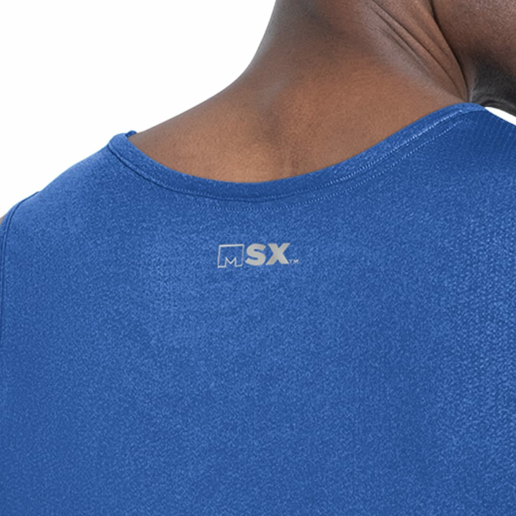 Los Angeles Chargers MSX by Michael Strahan Energy Scoop Neck Tank Top Royal - NFL