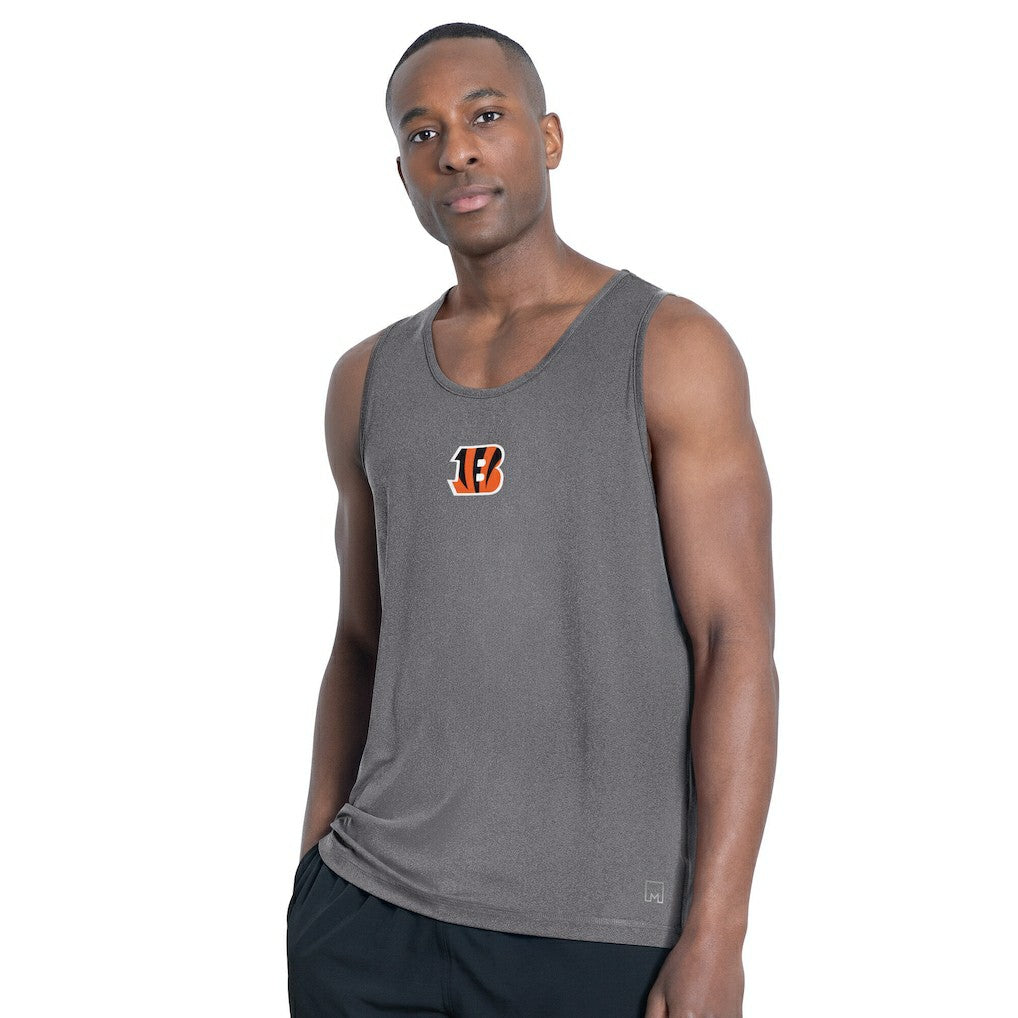 Cincinnati Bengals MSX by Michael Strahan Energy Tank Top Charcoal - NFL
