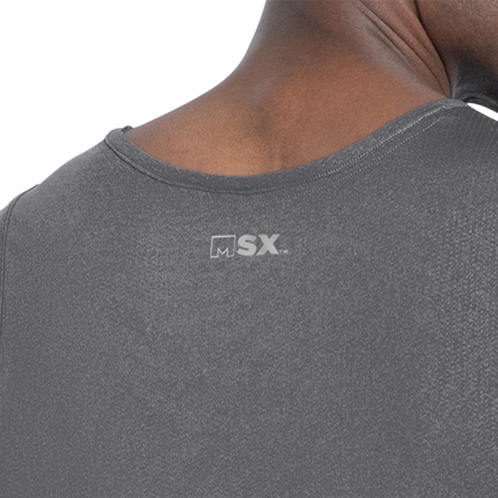 Miami Dolphins MSX by Michael Strahan Energy Tank Top Charcoal - NFL