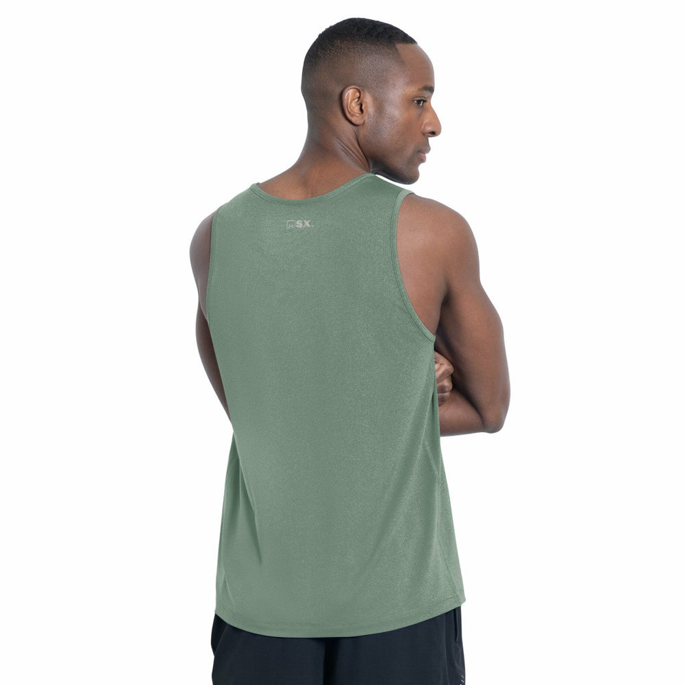 Green Bay Packers MSX by Michael Strahan Energy Scoop Neck Tank Top Green - NFL