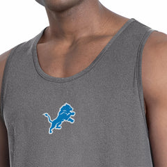 Detroit Lions MSX by Michael Strahan Energy Tank Top Charcoal - NFL