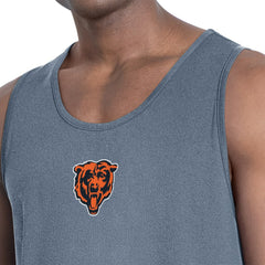 Chicago Bears MSX by Michael Strahan Energy Scoop Neck Tank Top Navy - NFL
