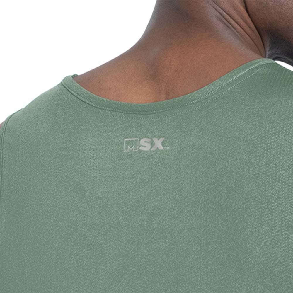 New York Jets MSX by Michael Strahan Energy Scoop Neck Tank Top Green - NFL