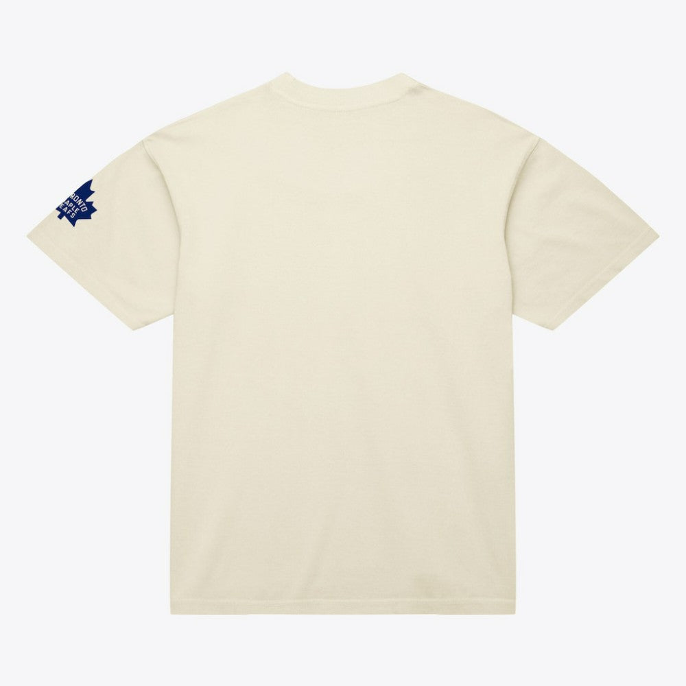 Toronto Maple Leafs - Mitchell & Ness Unisex Arched Team T-Shirt Cream