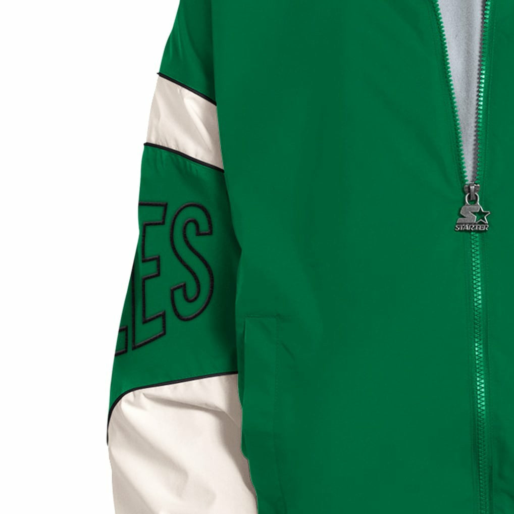Philadelphia Eagles Starter The Gust Full-Zip Hooded Jacket Kelly Green - NFL