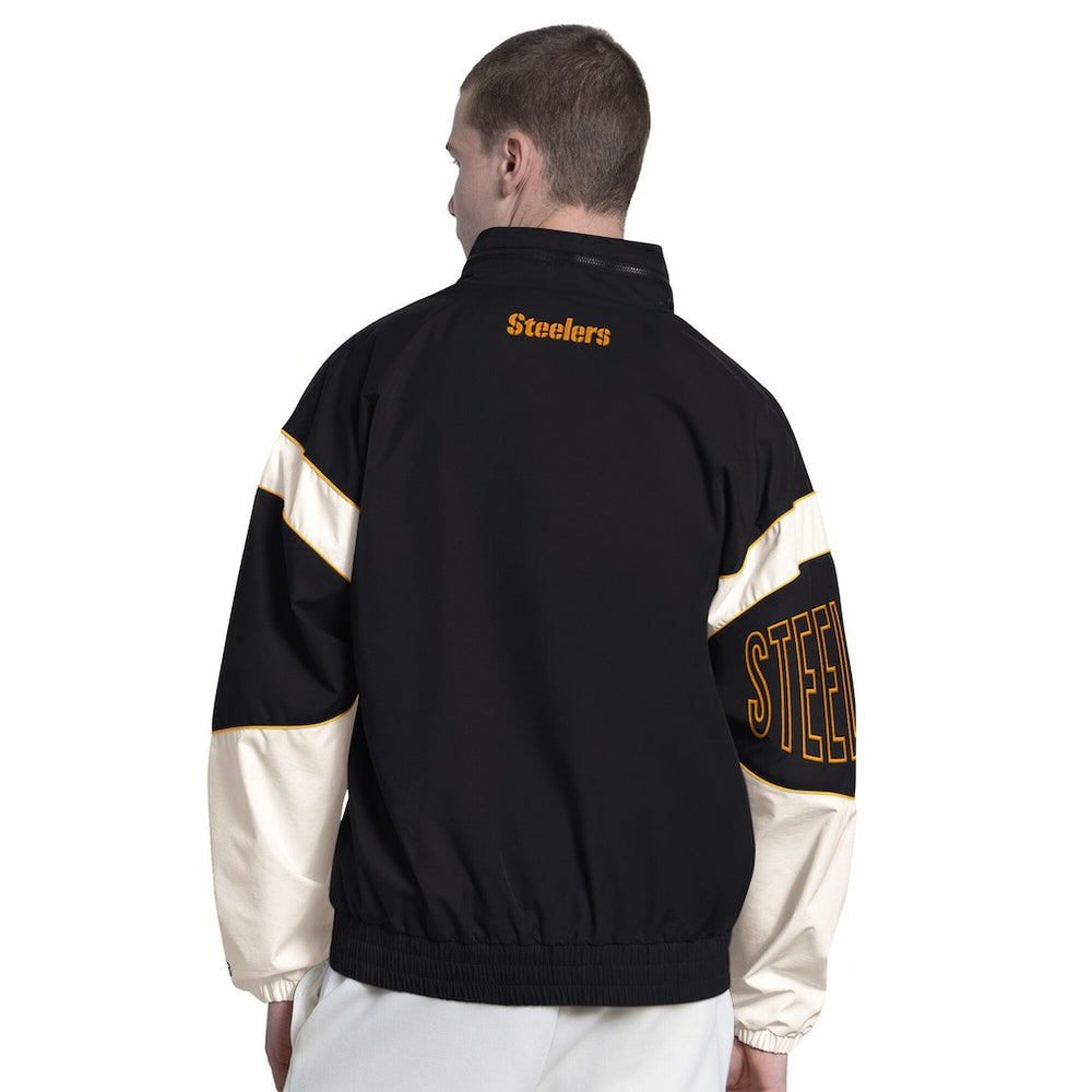 Pittsburgh Steelers Starter The Gust Full-Zip Hooded Jacket Black - NFL