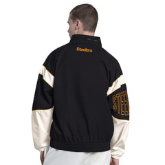 Pittsburgh Steelers Starter The Gust Full-Zip Hooded Jacket Black - NFL