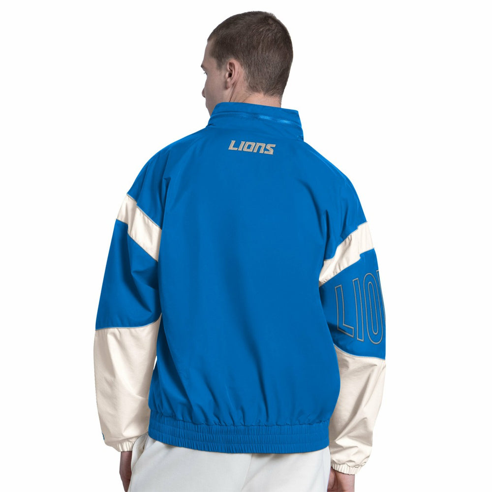 Detroit Lions Starter The Gust Full-Zip Hooded Jacket Blue - NFL