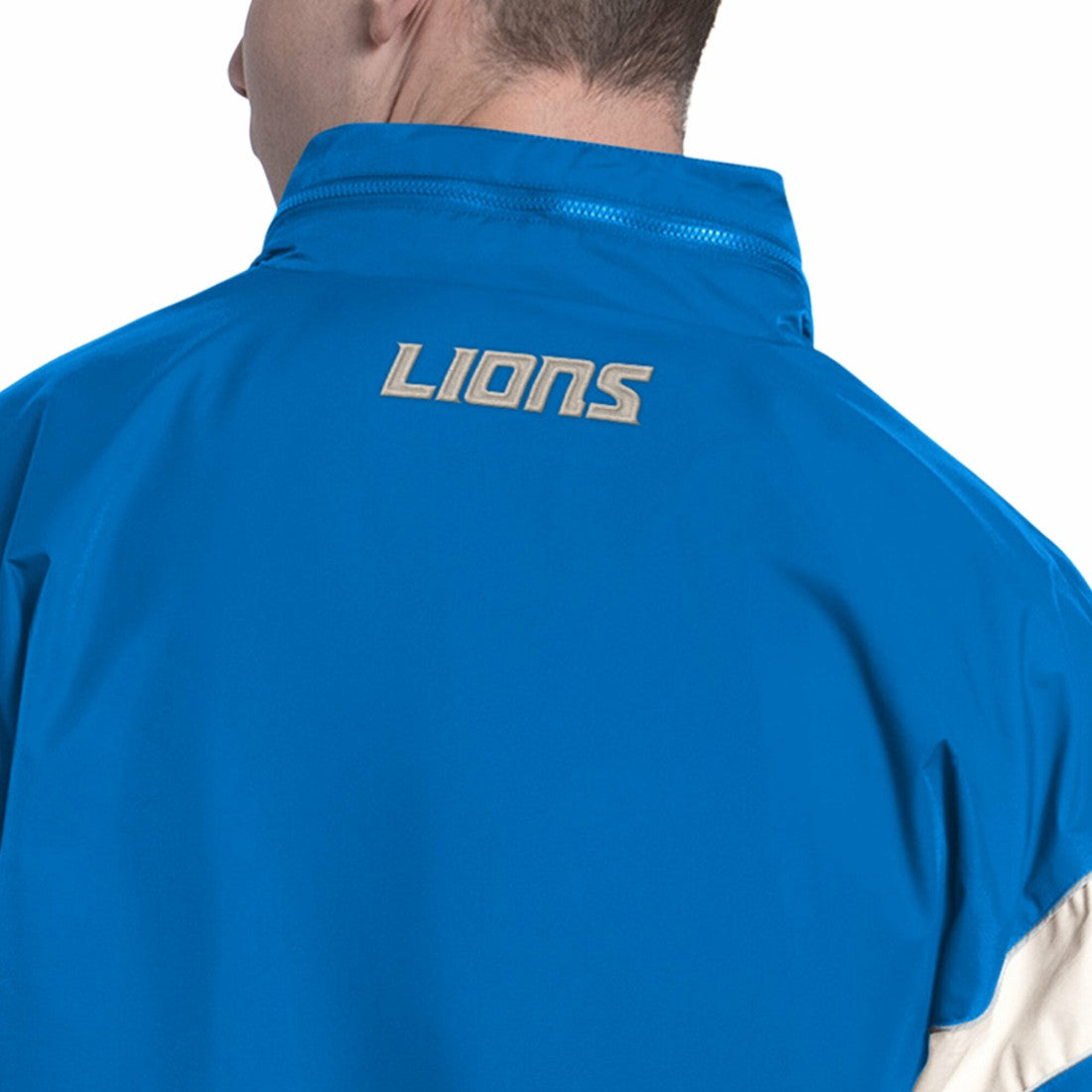 Detroit Lions Starter The Gust Full-Zip Hooded Jacket Blue - NFL