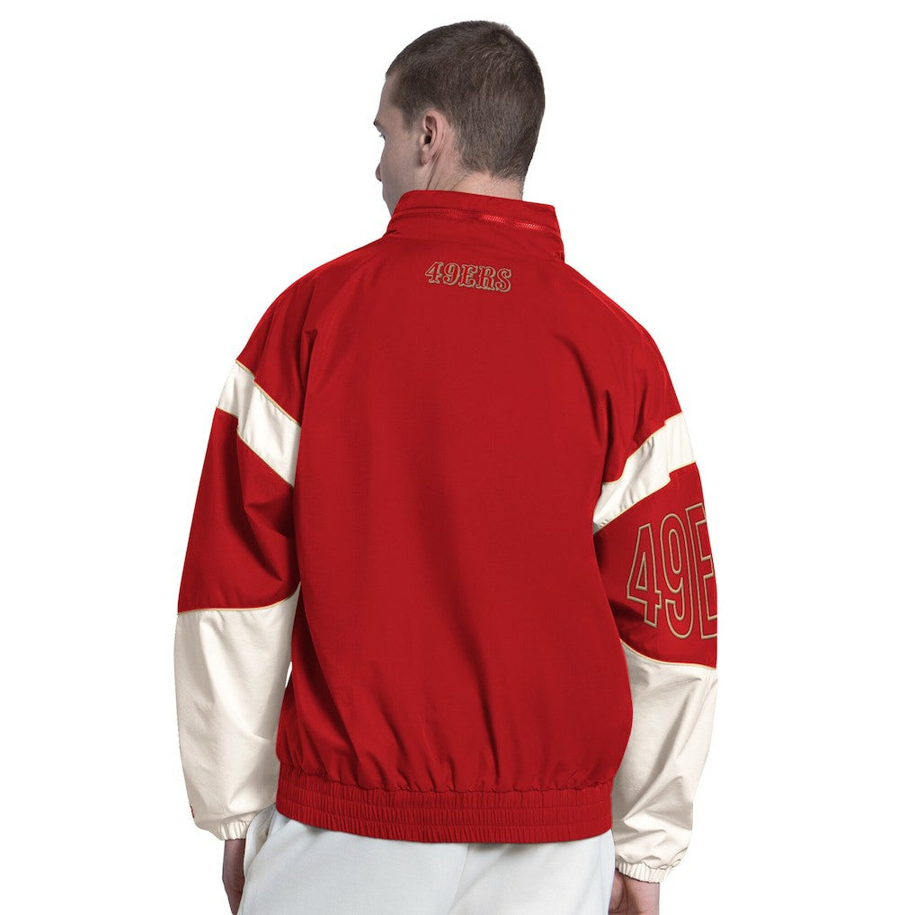 San Francisco 49ers Starter The Gust Full-Zip Hooded Jacket Scarlet - NFL
