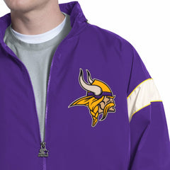 Minnesota Vikings Starter The Gust Full-Zip Hooded Jacket Purple - NFL