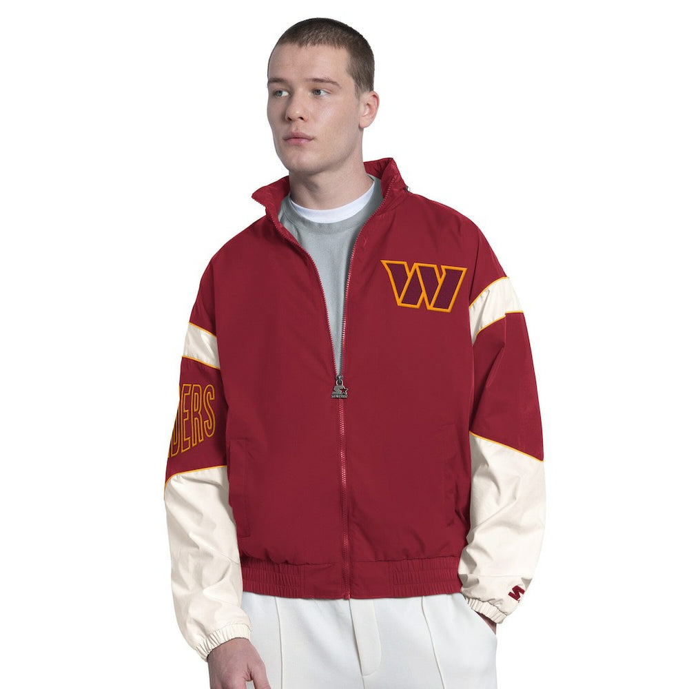 Washington Commanders Starter The Gust Full-Zip Hooded Jacket Burgundy - NFL