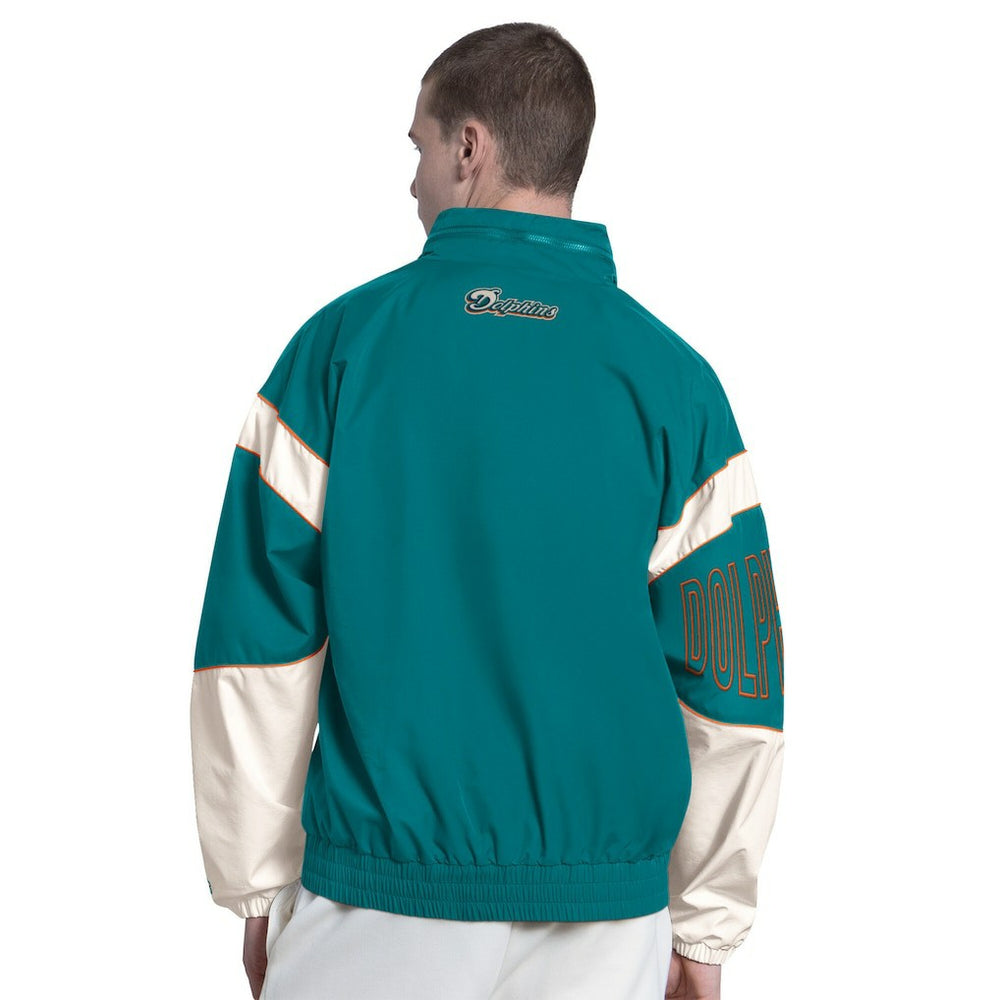 Miami Dolphins Starter The Gust Full-Zip Hooded Jacket Aqua - NFL