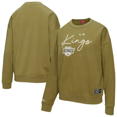 Los Angeles Kings - Mitchell & Ness Women's Fleece Sweatshirt Hunter Green