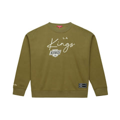 Los Angeles Kings - Mitchell & Ness Women's Fleece Sweatshirt Hunter Green