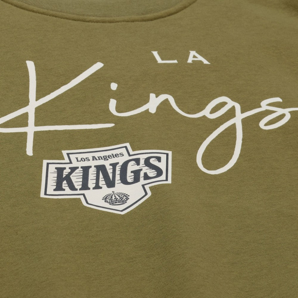 Los Angeles Kings - Mitchell & Ness Women's Fleece Sweatshirt Hunter Green