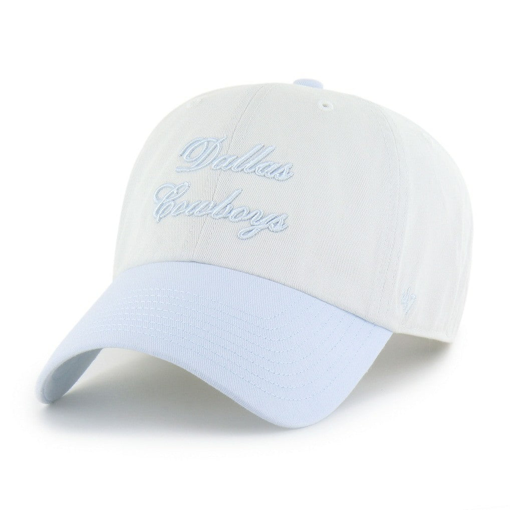 Dallas Cowboys '47 Women's Gelato Two-Tone Clean Up Adjustable Hat White - 47 brand