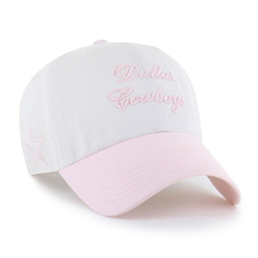 Dallas Cowboys '47 Women's Gelato Two-Tone Clean Up Adjustable Hat White - 47 brand