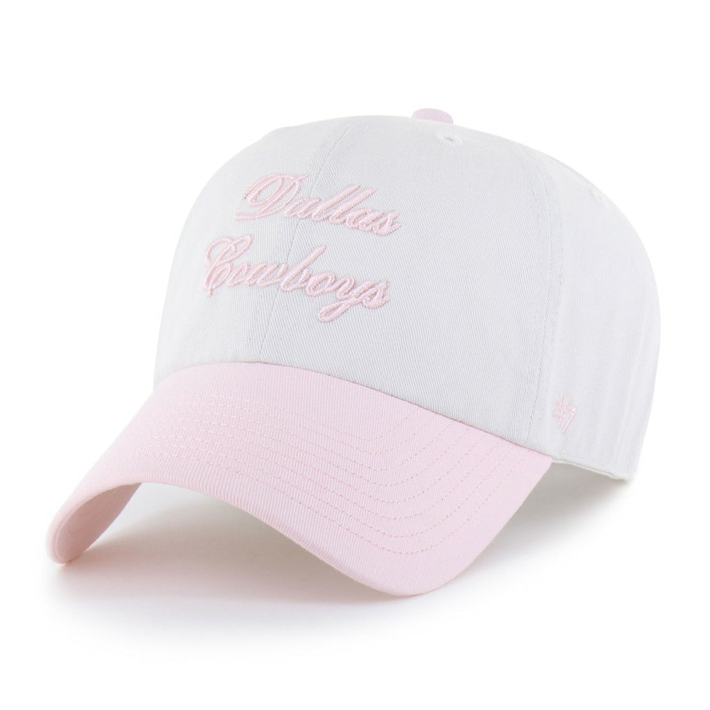 Dallas Cowboys '47 Women's Gelato Two-Tone Clean Up Adjustable Hat White - 47 brand